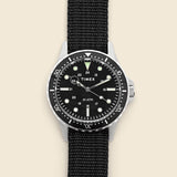 Navi XL Slip-Thru Strap Watch 41mm - Stainless Steel/Black - Timex - STAG Provisions - Accessories - Watches