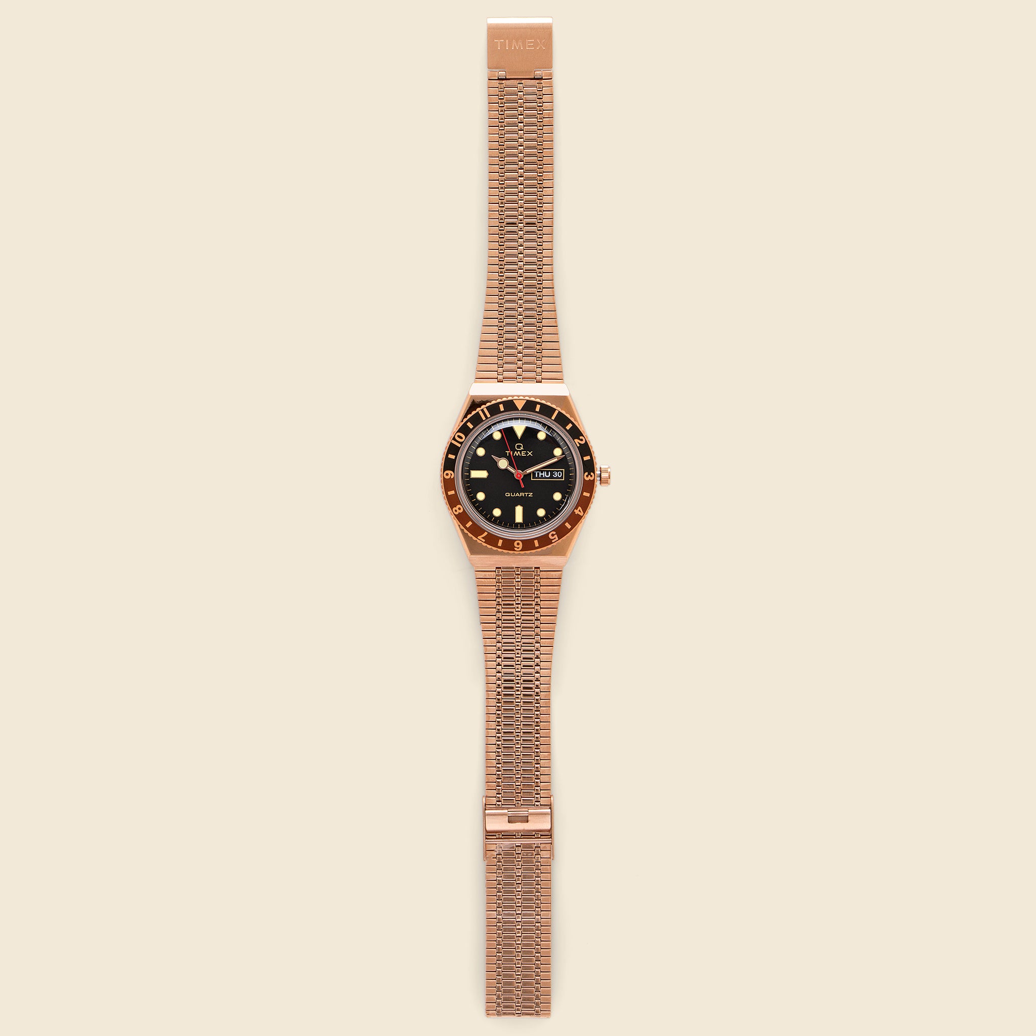 
                          Q Stainless Steel Watch 38mm - Rose Gold Tone/Black - Timex - STAG Provisions - Accessories - Watches
                        