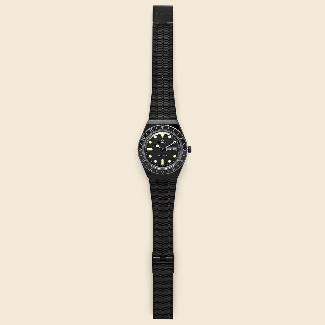 Q Stainless Steel Watch 38mm - Black/Stainless Steel Black - Timex - STAG Provisions - Accessories - Watches