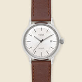 Marlin Automatic Watch 40mm - Silver/Brown Leather - Timex - STAG Provisions - Accessories - Watches