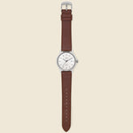 Marlin Automatic Watch 40mm - Silver/Brown Leather - Timex - STAG Provisions - Accessories - Watches