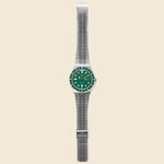 Q Stainless Steel Watch 38mm - Green/Stainless Steel - Timex - STAG Provisions - Accessories - Watches
