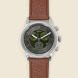Waterbury Traditional Chronograph Watch 42mm - Olive/Brown Leather - Timex - STAG Provisions - Accessories - Watches
