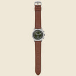 Waterbury Traditional Chronograph Watch 42mm - Olive/Brown Leather - Timex - STAG Provisions - Accessories - Watches