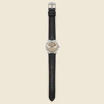 Marlin Hand-Wound 34mm Leather Strap Watch - Black/Silver - Timex - STAG Provisions - Accessories - Watches