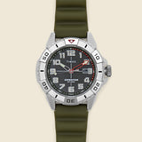Expedition North Ridge Silicone Strap Watch 41mm - Silver/Green - Timex - STAG Provisions - Accessories - Watches