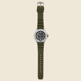 Expedition North Ridge Silicone Strap Watch 41mm - Silver/Green - Timex - STAG Provisions - Accessories - Watches