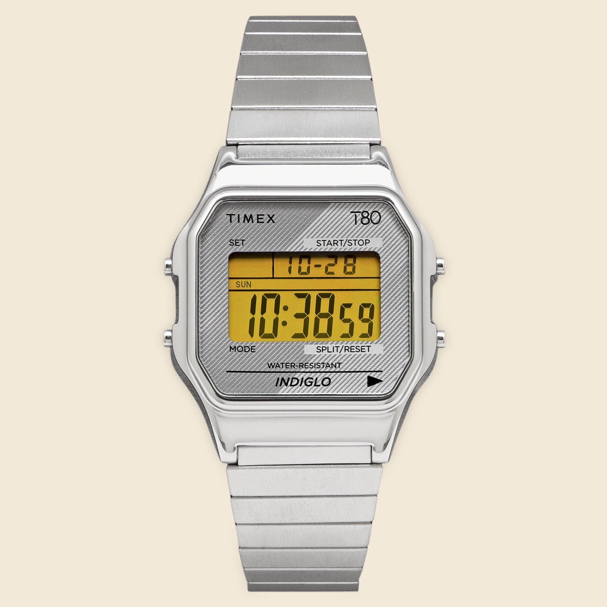 T80 Expansion Band Watch 34mm - Silver - Timex - STAG Provisions - Accessories - Watches