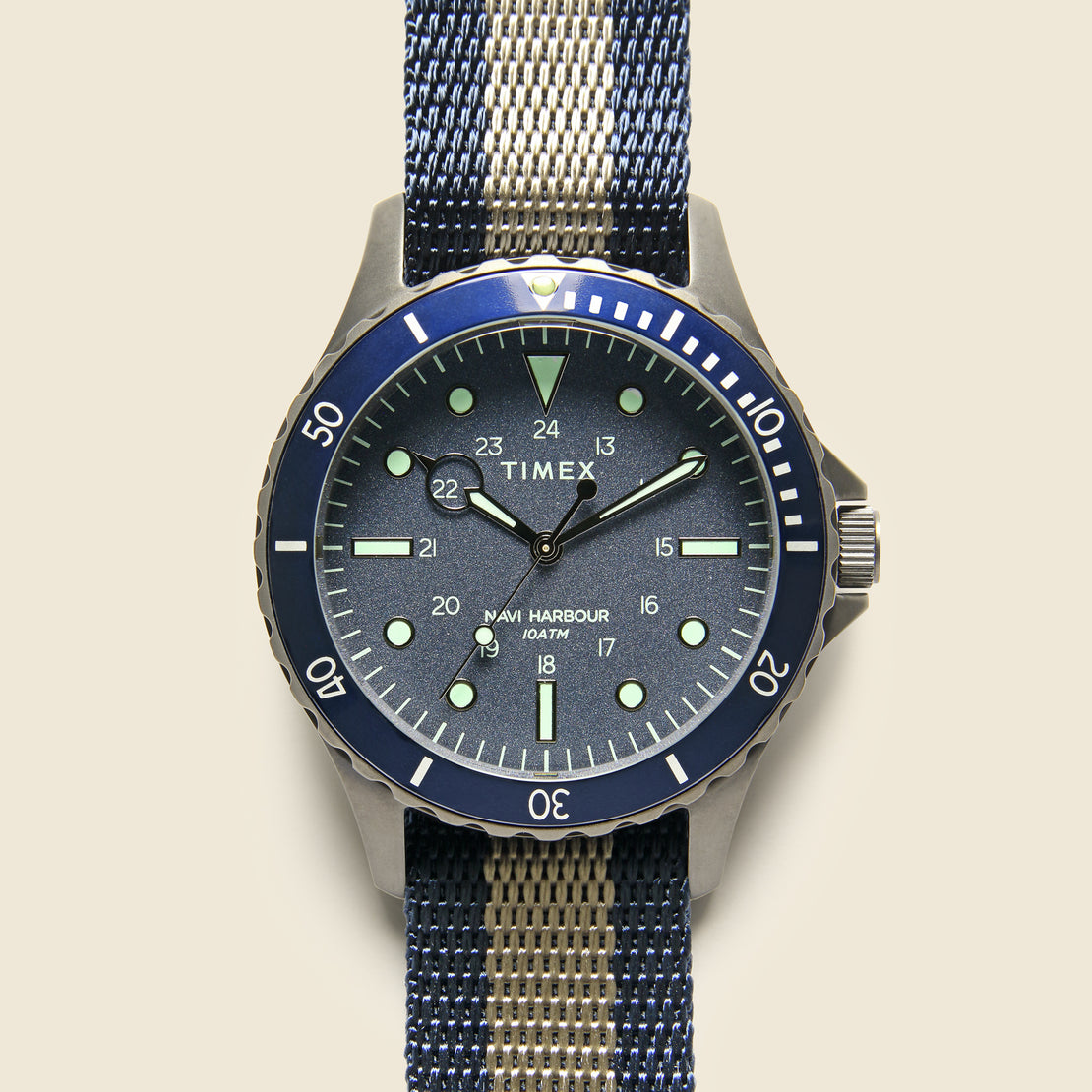 Timex Navi XL Strap Watch 41mm - Gunmetal/Blue