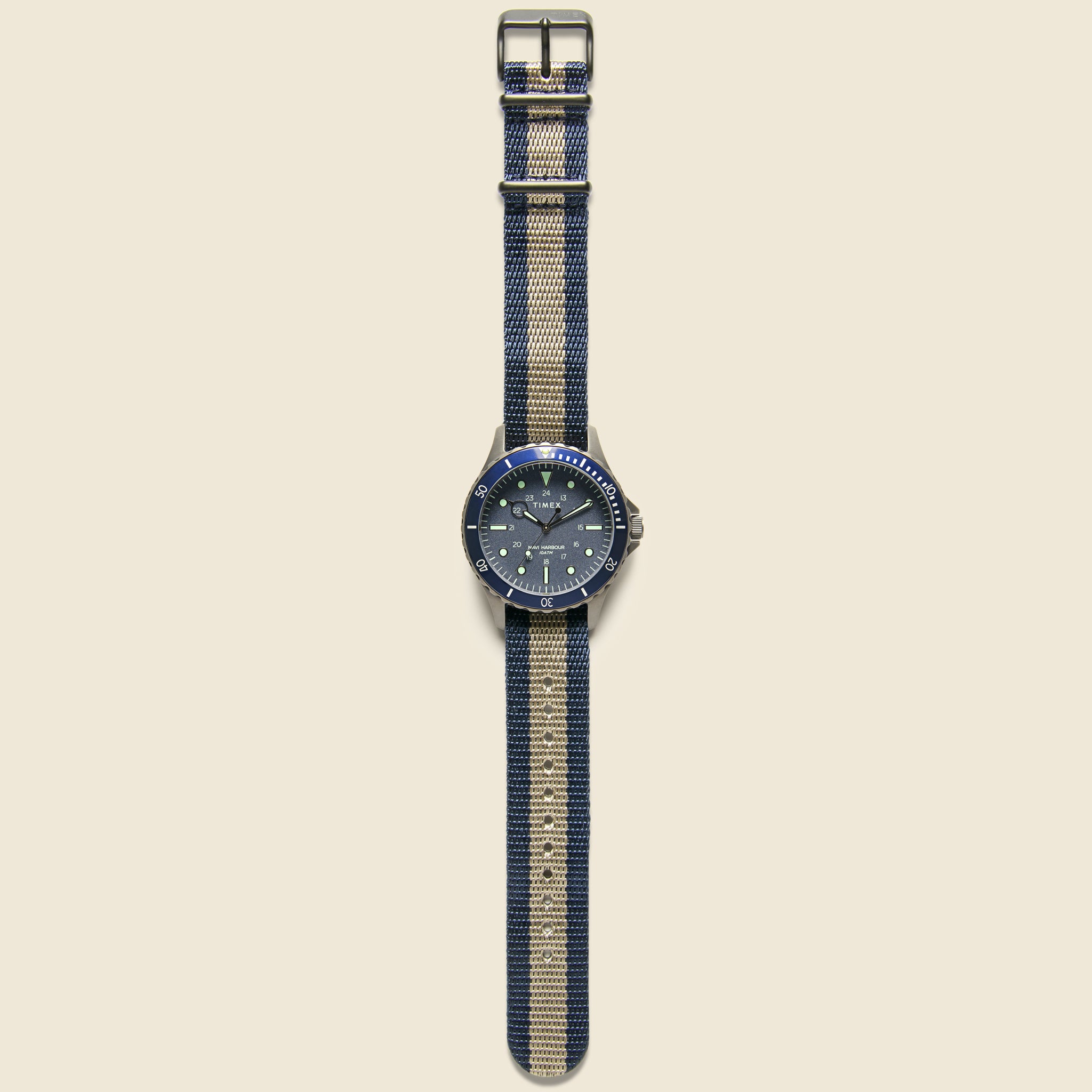 Navi XL Strap Watch 41mm - Gunmetal/Blue - Timex - STAG Provisions - Accessories - Watches