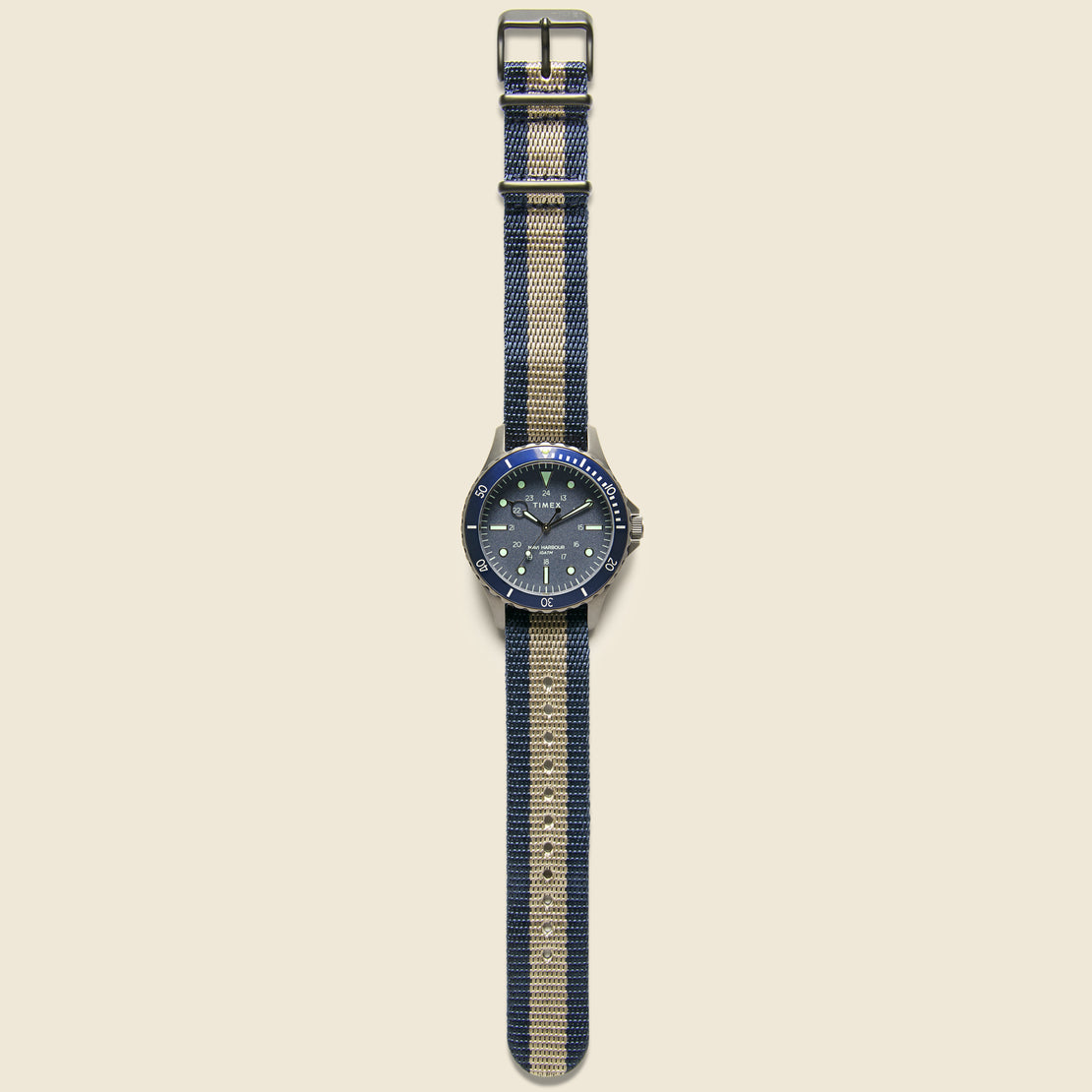Navi XL Strap Watch 41mm - Gunmetal/Blue
