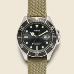 Harborside Coast Watch 43mm - Olive/Black - Timex - STAG Provisions - Accessories - Watches