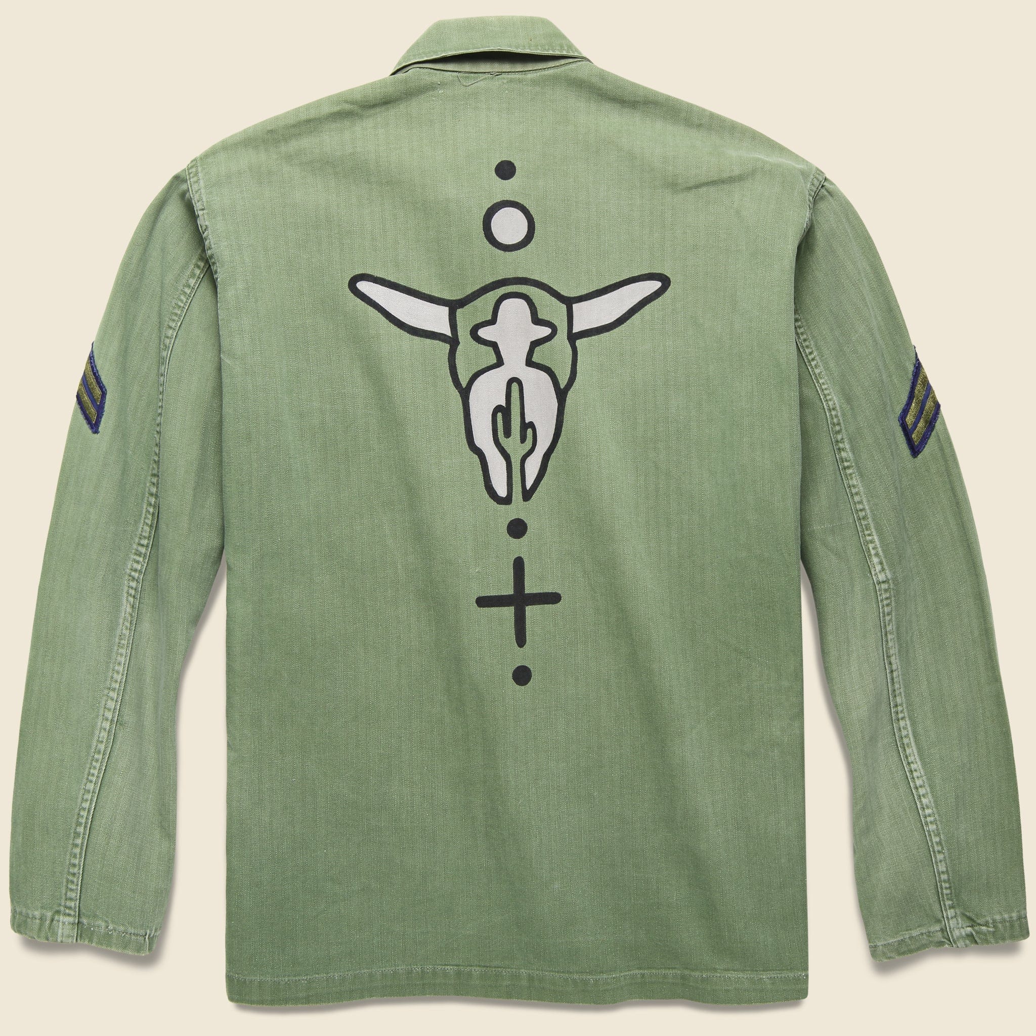 Vintage Combat Overshirt - Desert Longhorn Skull - Tom Jean Webb - STAG Provisions - One & Done - Apparel