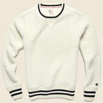 Todd Snyder + Champion - Sherpa Crewneck - Cream - Todd Snyder - STAG Provisions - Tops - Fleece / Sweatshirt