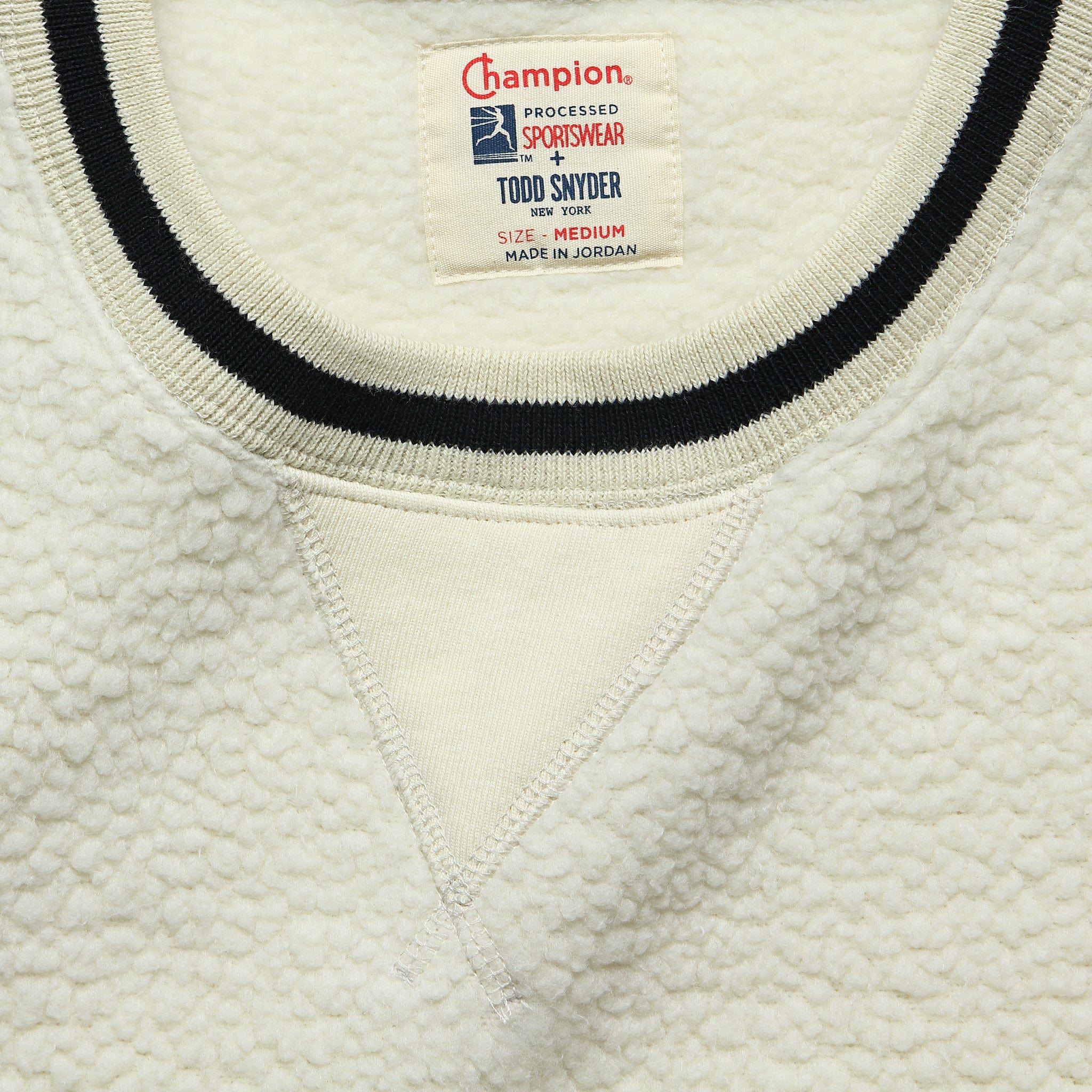 
                          Todd Snyder + Champion - Sherpa Crewneck - Cream - Todd Snyder - STAG Provisions - Tops - Fleece / Sweatshirt
                        