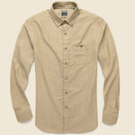 Brushed Cotton Cashmere Twill Shirt - Camel - Todd Snyder - STAG Provisions - Tops - L/S Woven - Solid