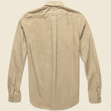 Brushed Cotton Cashmere Twill Shirt - Camel - Todd Snyder - STAG Provisions - Tops - L/S Woven - Solid