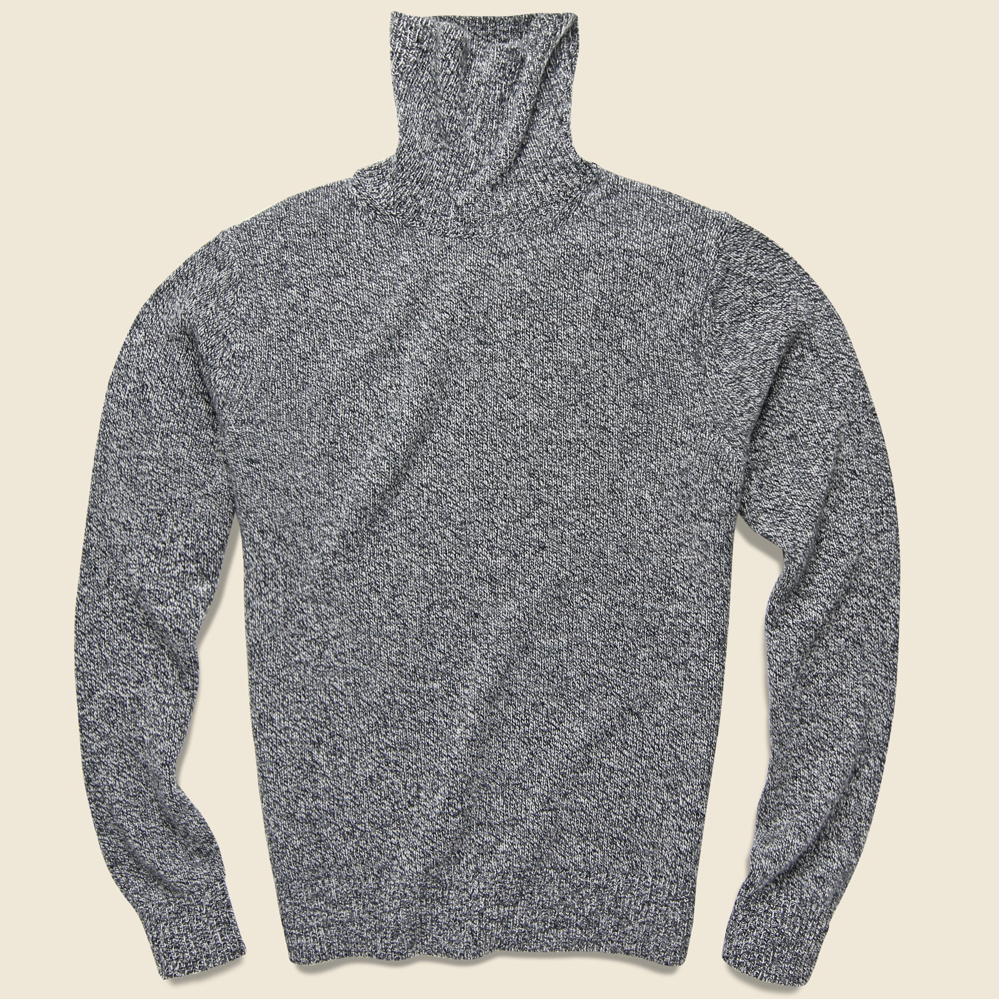 
                          Cashmere Turtleneck - Grey Heather - Todd Snyder - STAG Provisions - Tops - Sweater
                        