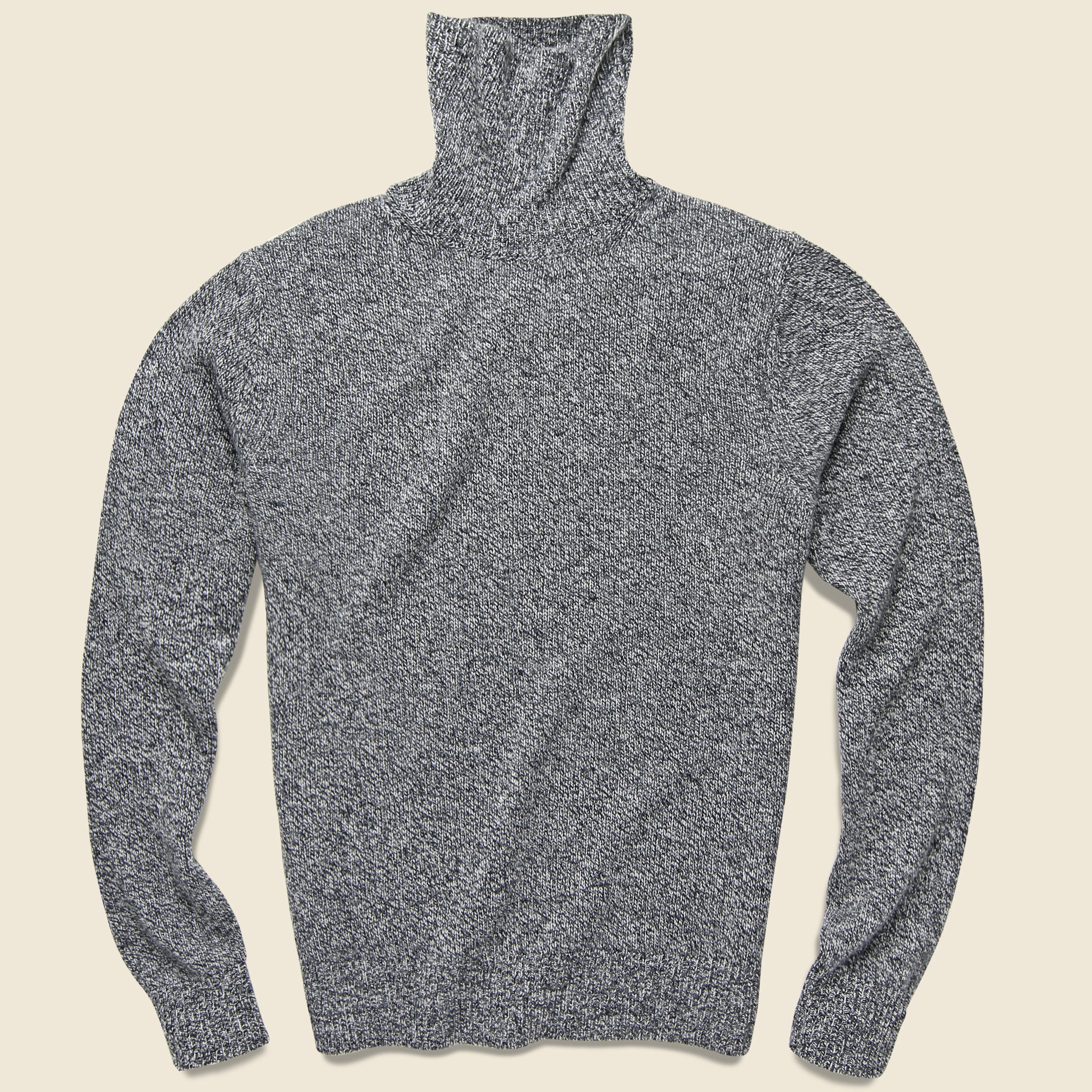 Cashmere Turtleneck - Grey Heather - Todd Snyder - STAG Provisions - Tops - Sweater