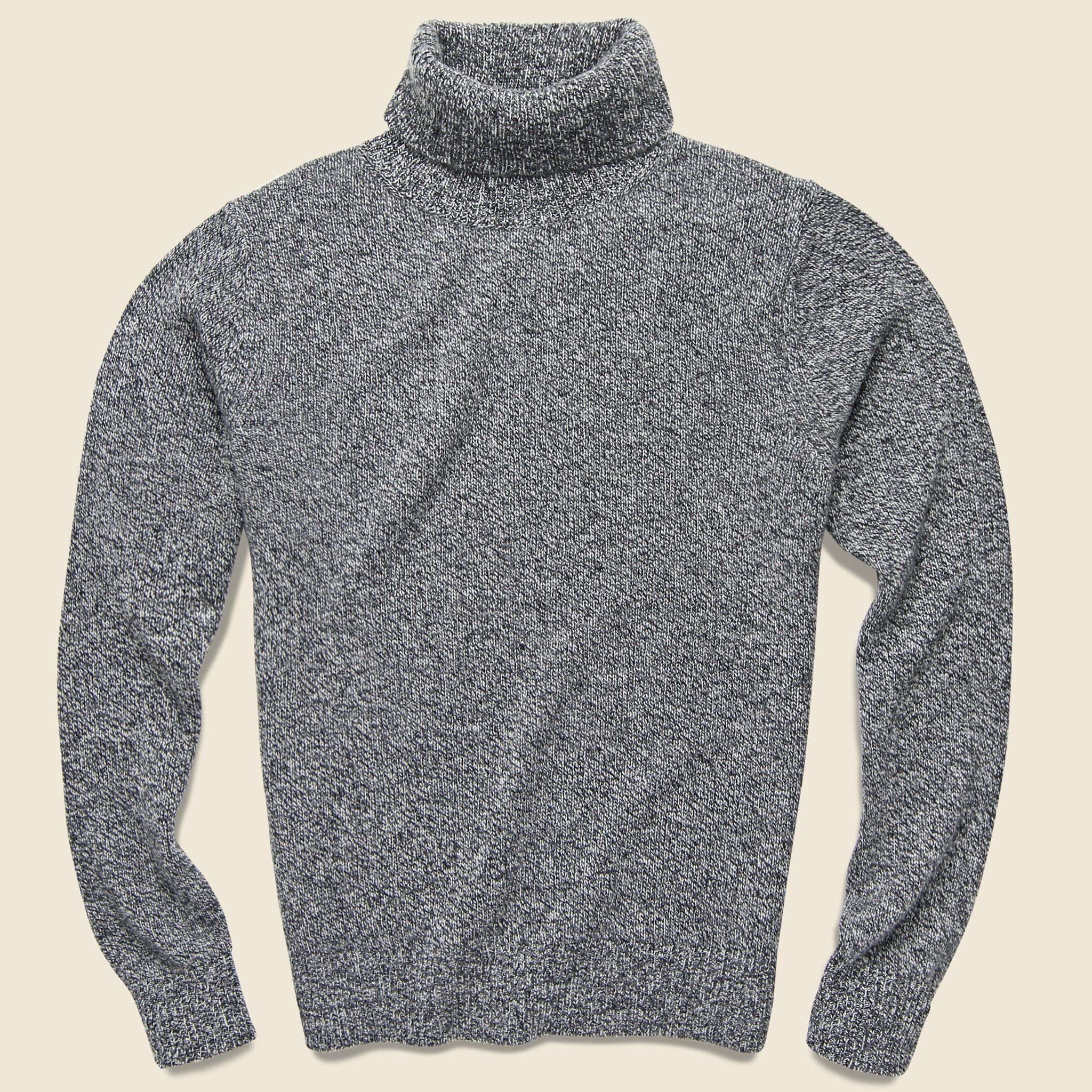 Cashmere Turtleneck - Grey Heather - Todd Snyder - STAG Provisions - Tops - Sweater