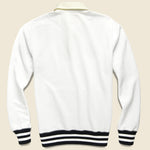 Todd Snyder + Champion - Rugby Sweatshirt - White - Todd Snyder - STAG Provisions - Tops - Fleece / Sweatshirt