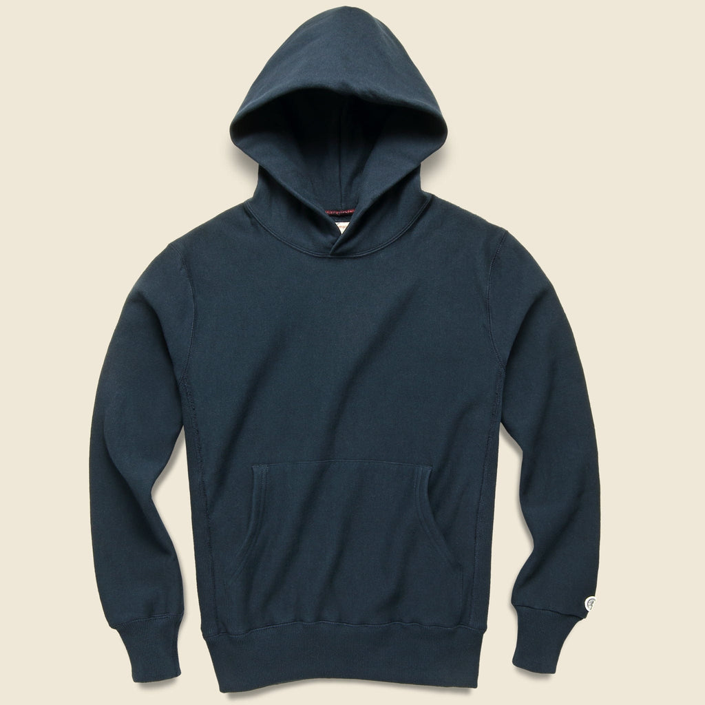 Todd Snyder Champion Popover Hoodie Sweatshirt Original Navy