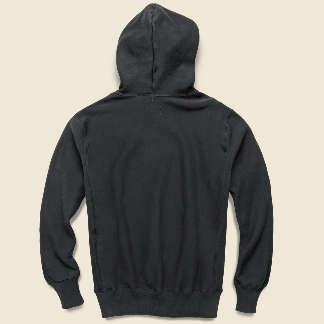 Todd Snyder + Champion - Popover Hoodie Sweatshirt - Black - Todd Snyder - STAG Provisions - Tops - Fleece / Sweatshirt