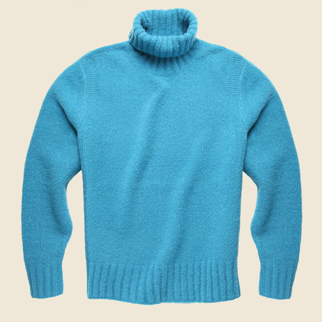 Todd Snyder Chunky Turtleneck Sweater - Turquoise