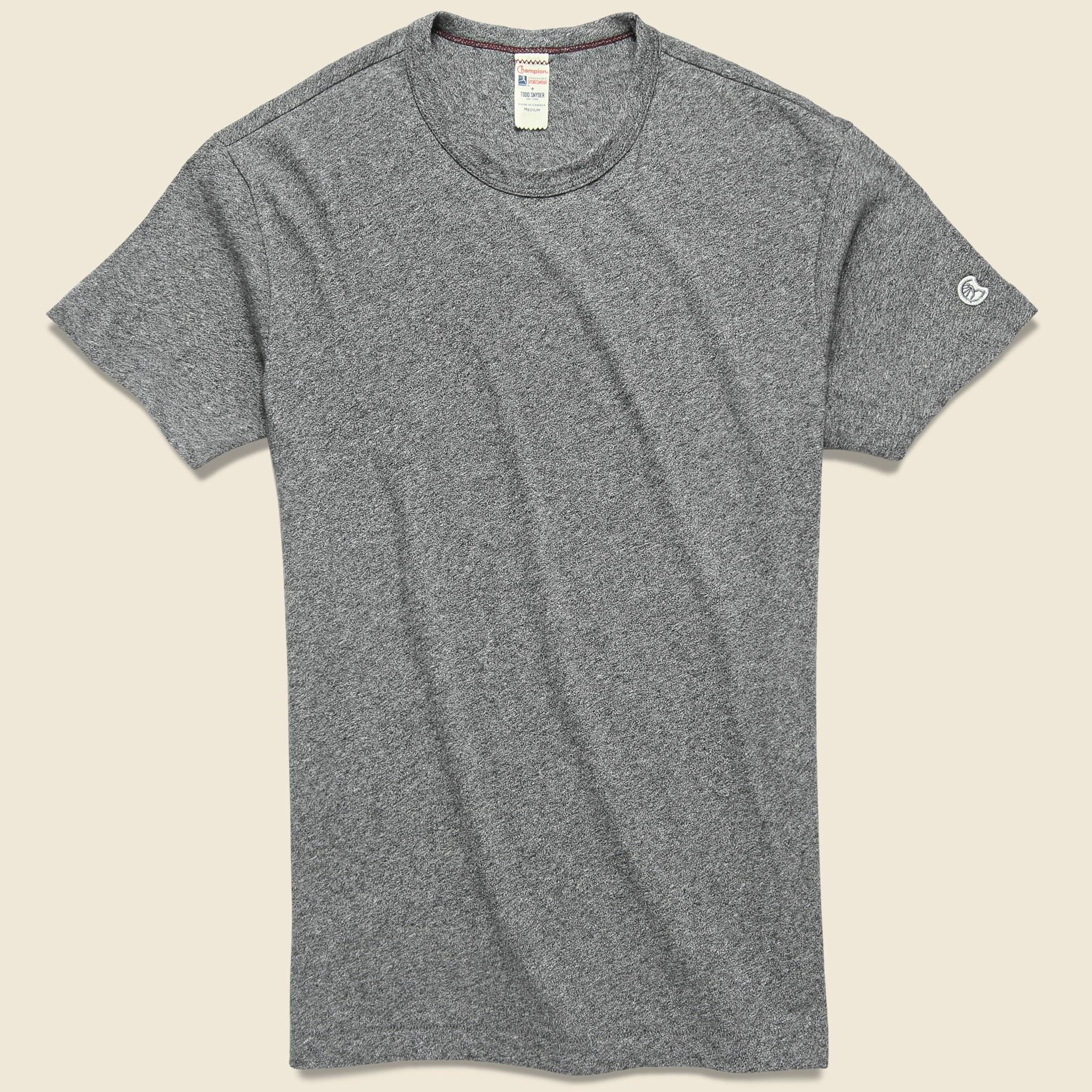 Basic Tee - Salt/Pepper - Todd Snyder - STAG Provisions - Tops - S/S Tee