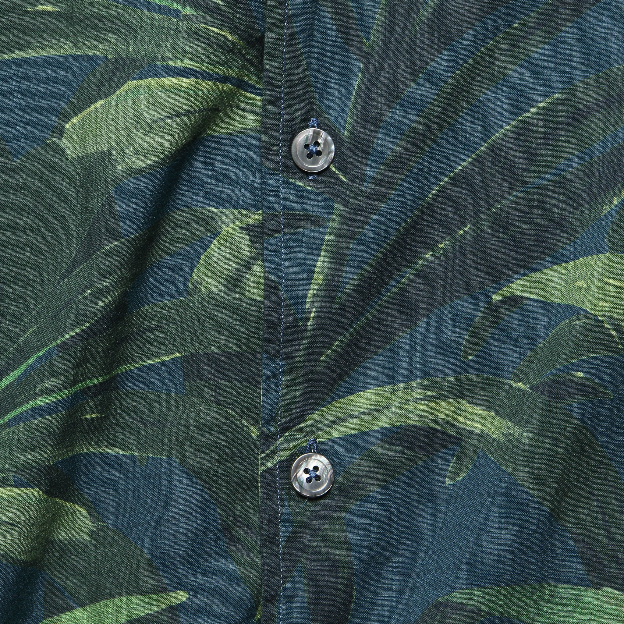 
                          Palm Print Shirt - Olive - Todd Snyder - STAG Provisions - Tops - S/S Woven - Floral
                        