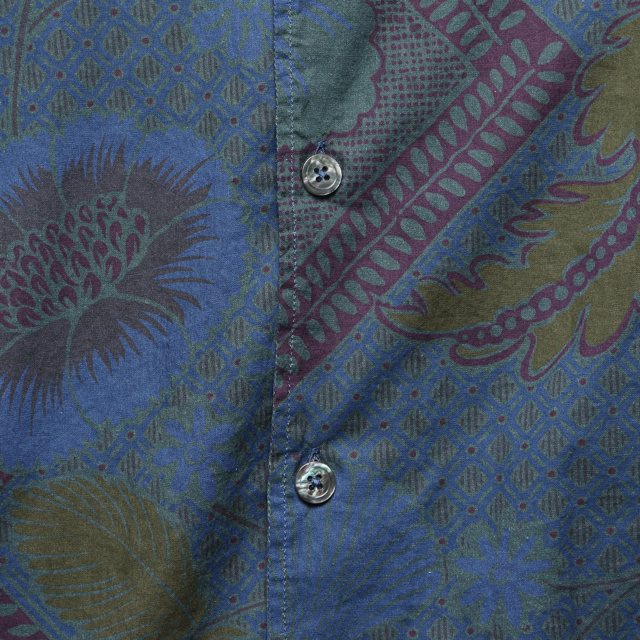 
                          Scarf Print Shirt - Navy - Todd Snyder - STAG Provisions - Tops - S/S Woven - Other Pattern
                        