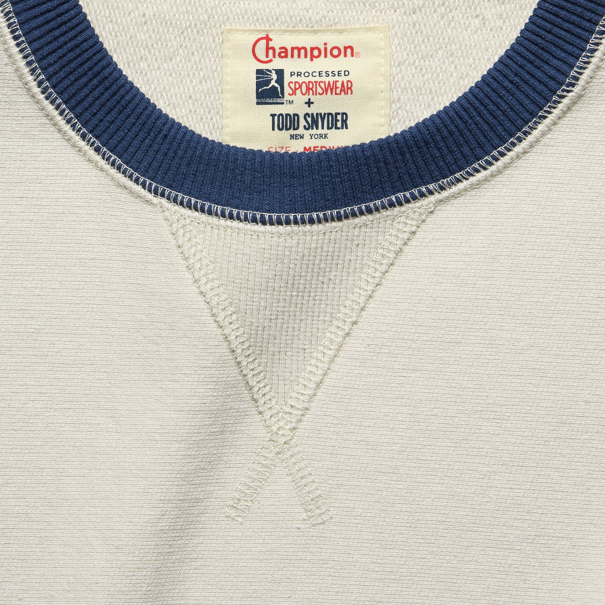 Armhole Sweatshirt - Alabaster - Todd Snyder - STAG Provisions - Tops - Fleece / Sweatshirt