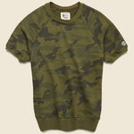 Fatigue Camo Sweatshirt - Green - Todd Snyder - STAG Provisions - Tops - Fleece / Sweatshirt