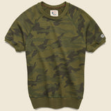 Fatigue Camo Sweatshirt - Green - Todd Snyder - STAG Provisions - Tops - Fleece / Sweatshirt