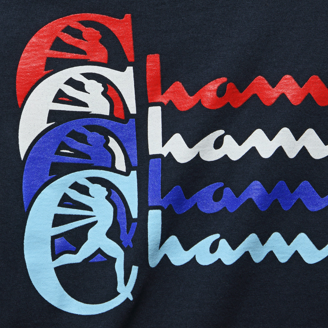 Todd Snyder + Champion - Stacked Champion Tee - Original Navy - Todd Snyder - STAG Provisions - Tops - Graphic Tee