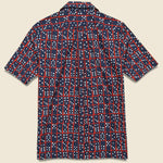 Domino Camp Shirt - Navy/Red - Todd Snyder - STAG Provisions - Tops - S/S Woven - Other Pattern