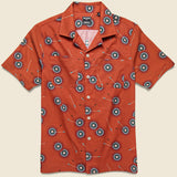 Bullseye Camp Shirt - Clay - Todd Snyder - STAG Provisions - Tops - S/S Woven - Other Pattern