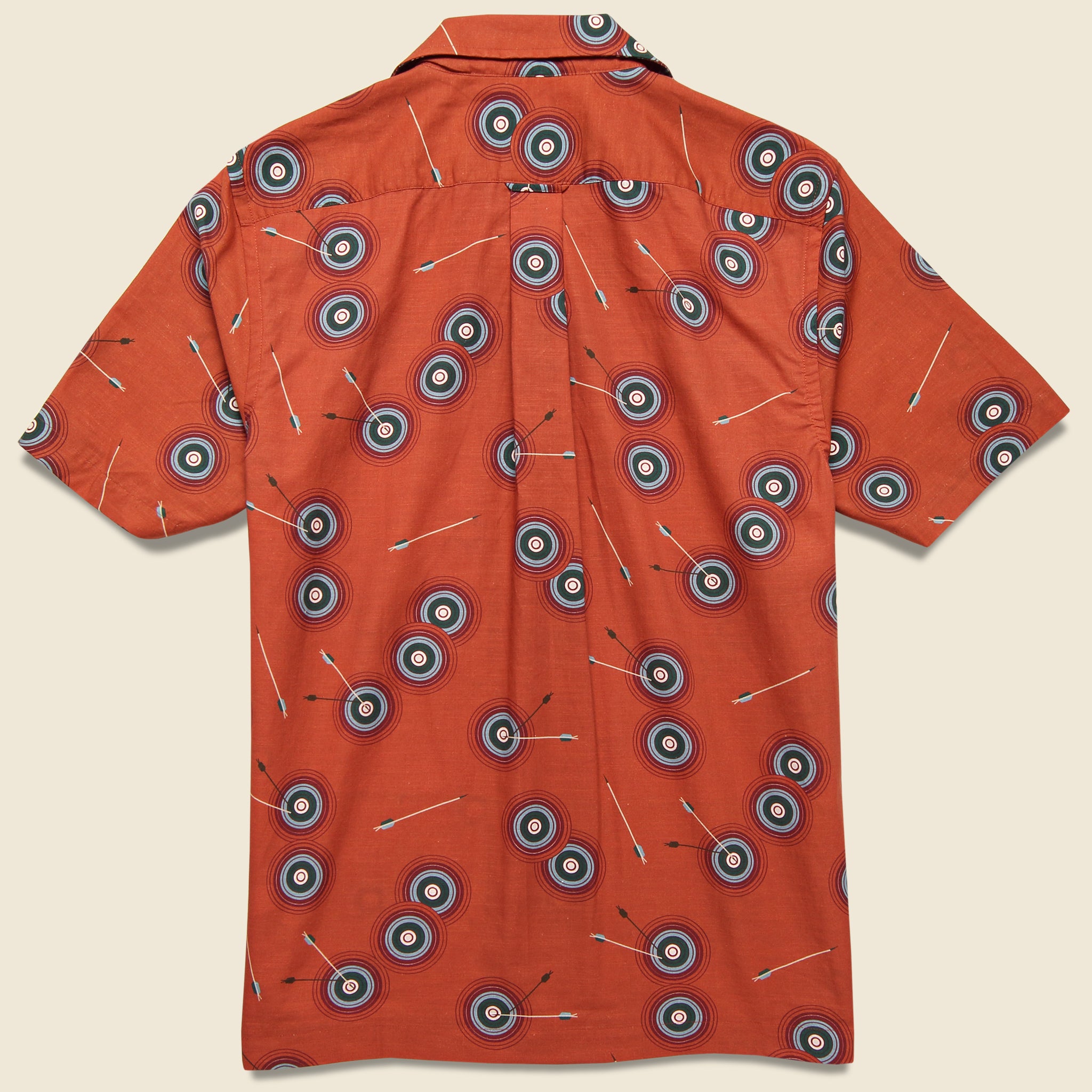 
                          Bullseye Camp Shirt - Clay - Todd Snyder - STAG Provisions - Tops - S/S Woven - Other Pattern
                        