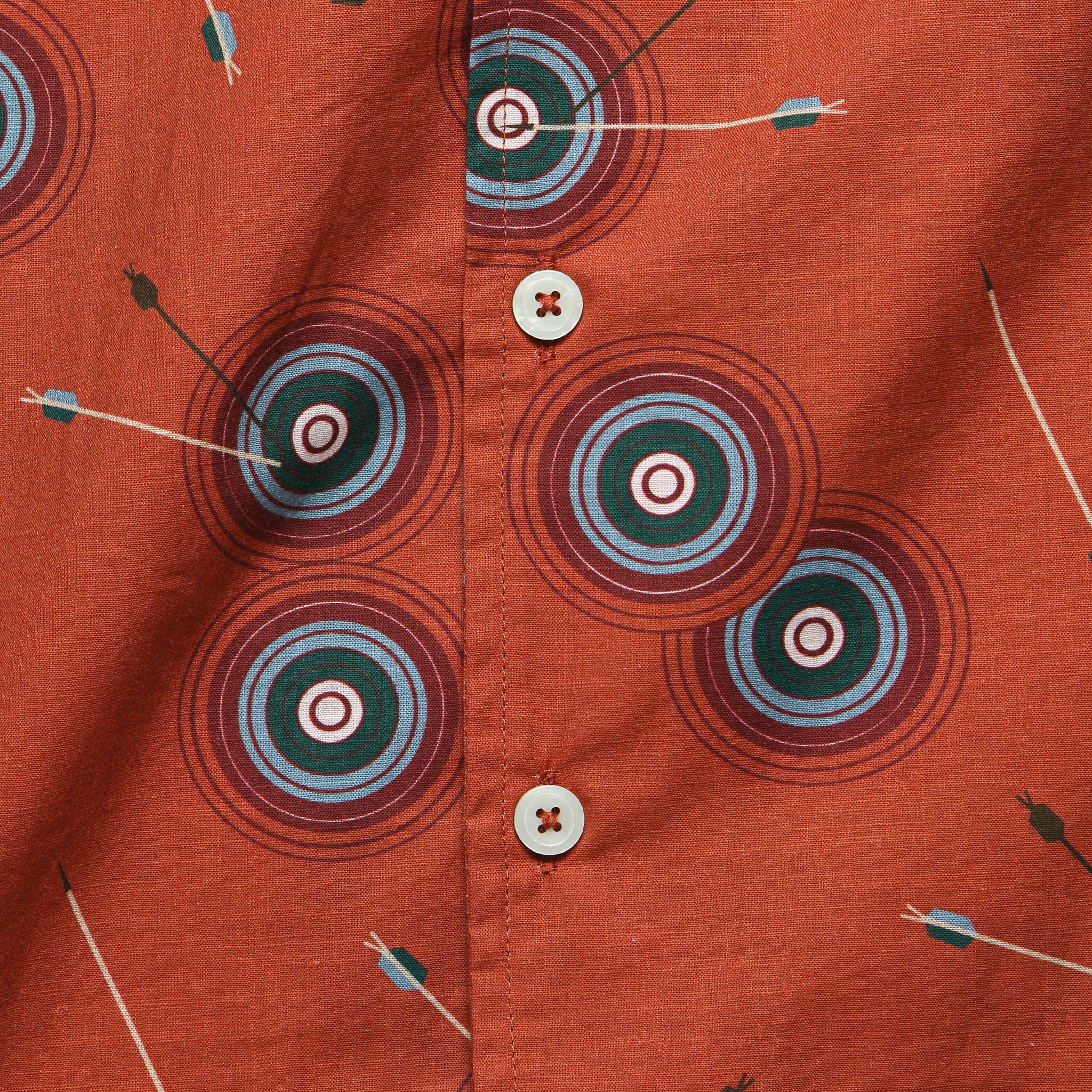 
                          Bullseye Camp Shirt - Clay - Todd Snyder - STAG Provisions - Tops - S/S Woven - Other Pattern
                        