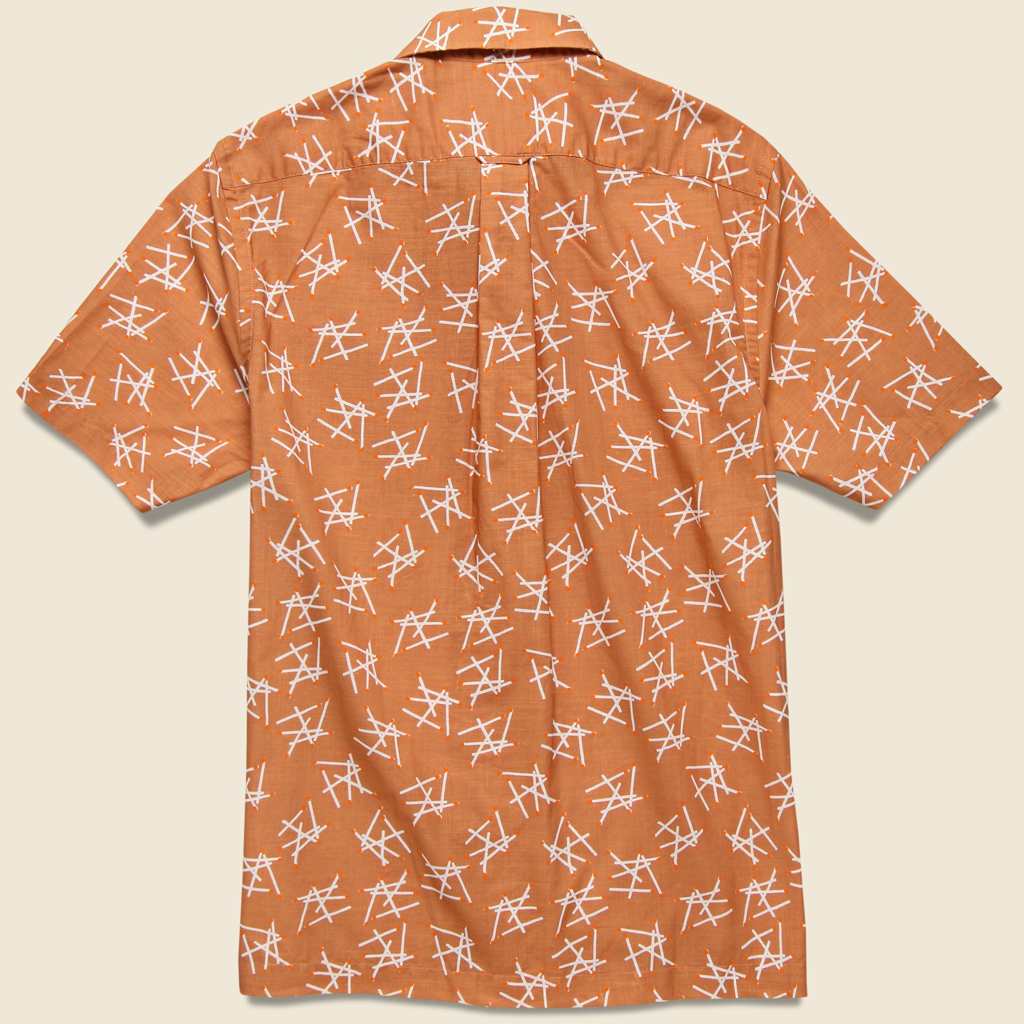 
                          Matchstick Camp Shirt - Peach - Todd Snyder - STAG Provisions - Tops - S/S Woven - Other Pattern
                        