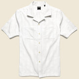 Two-Pocket Maui Camp Shirt - White - Todd Snyder - STAG Provisions - Tops - S/S Woven - Other Pattern