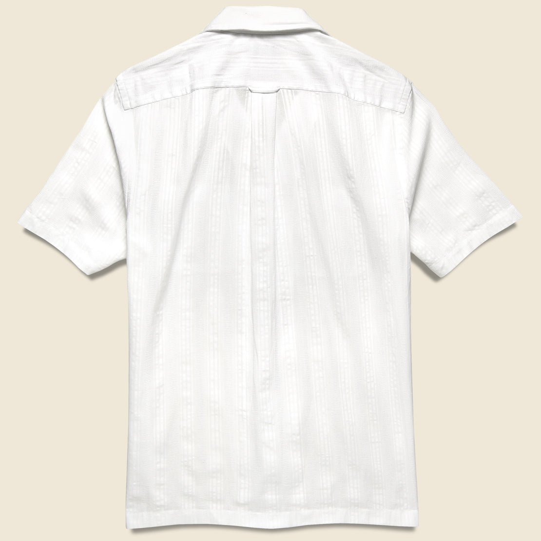 Two-Pocket Maui Camp Shirt - White - Todd Snyder - STAG Provisions - Tops - S/S Woven - Other Pattern