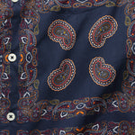 Bandana Camp Shirt - Navy - Todd Snyder - STAG Provisions - Tops - S/S Woven - Other Pattern