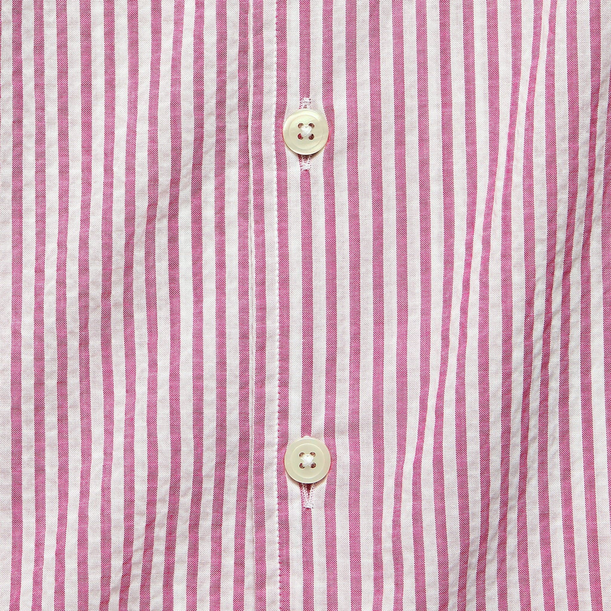 
                          Stripe Seersucker Camp Shirt - Pink - Todd Snyder - STAG Provisions - Tops - S/S Woven - Other Pattern
                        