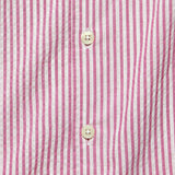 Stripe Seersucker Camp Shirt - Pink - Todd Snyder - STAG Provisions - Tops - S/S Woven - Other Pattern