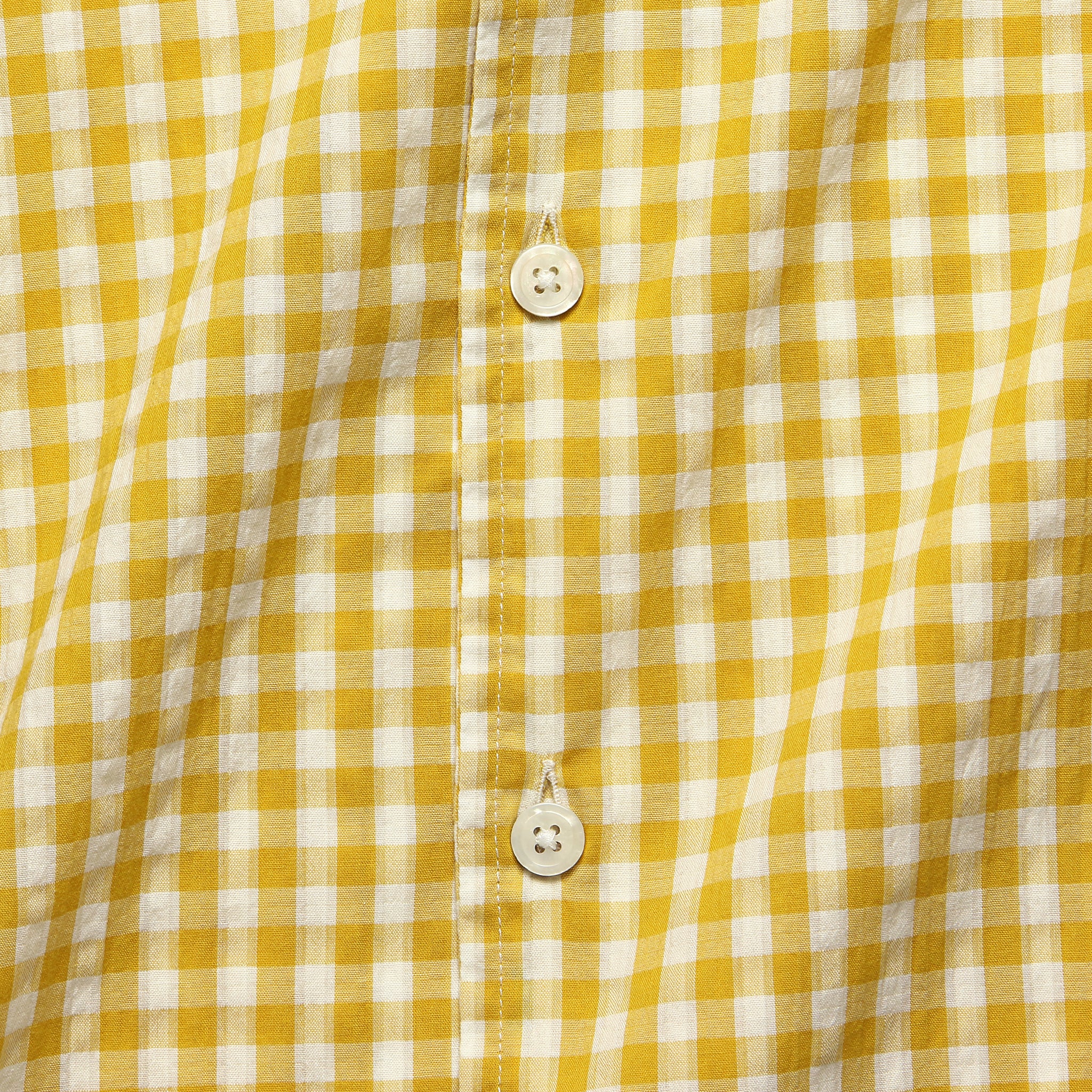 
                          Micro Gingham Camp Shirt - Yellow - Todd Snyder - STAG Provisions - Tops - S/S Woven - Plaid
                        