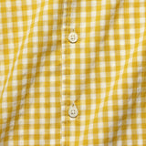 Micro Gingham Camp Shirt - Yellow - Todd Snyder - STAG Provisions - Tops - S/S Woven - Plaid