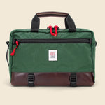 Commuter Briefcase - Forest/Dark Brown Leather - Topo Designs - STAG Provisions - Accessories - Bags / Luggage