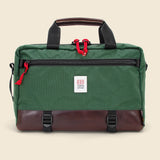 Commuter Briefcase - Forest/Dark Brown Leather - Topo Designs - STAG Provisions - Accessories - Bags / Luggage
