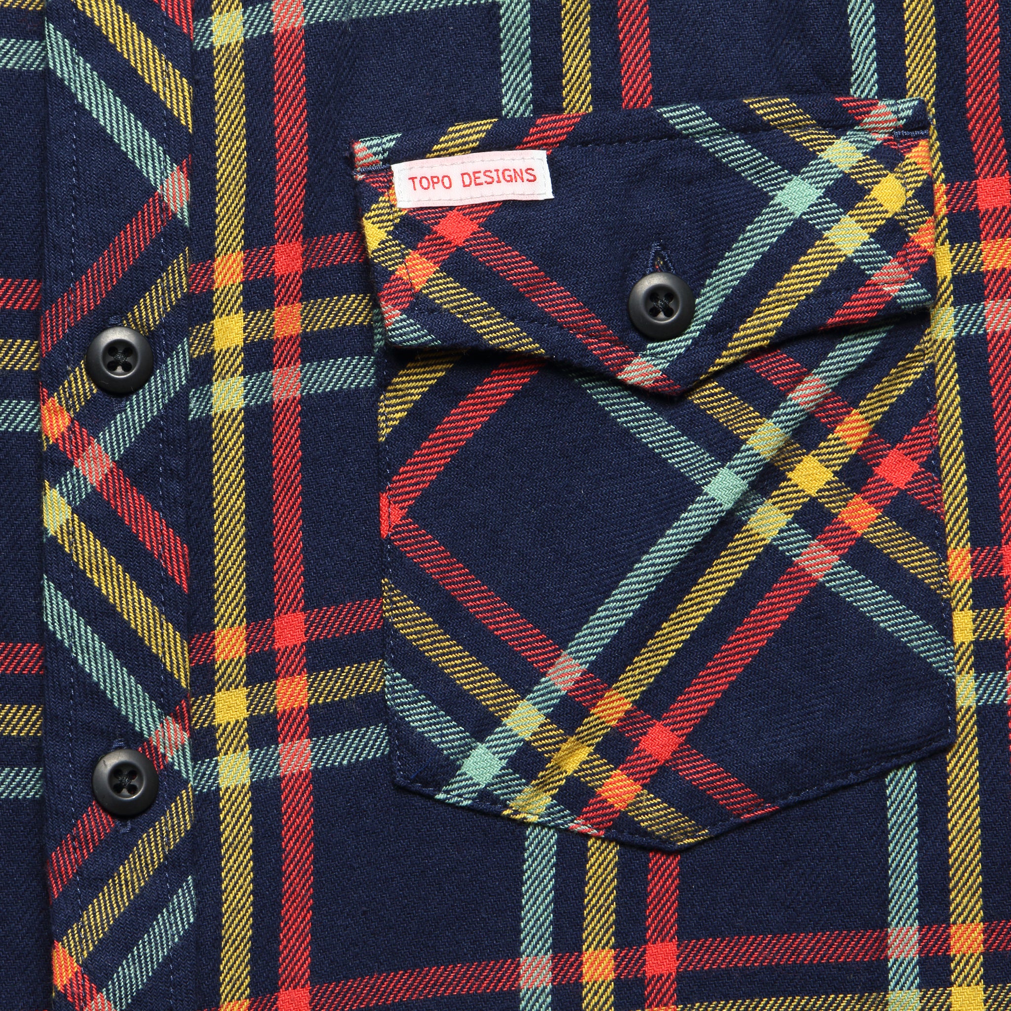 
                          Plaid Mountain Shirt - Navy - Topo Designs - STAG Provisions - Tops - L/S Woven - Plaid
                        